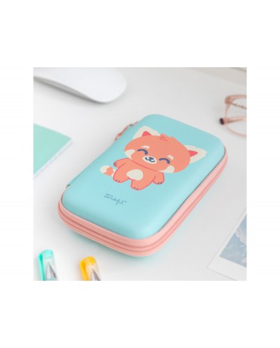 Funda para disco duro 25 mr wonderful panda rojo