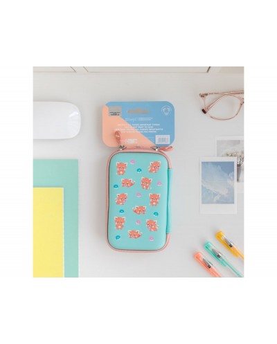 Funda para disco duro 25 mr wonderful panda rojo
