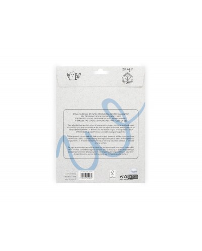 Alfombrilla de raton mr wonderful de gel ergonomica setas 250x230 mm