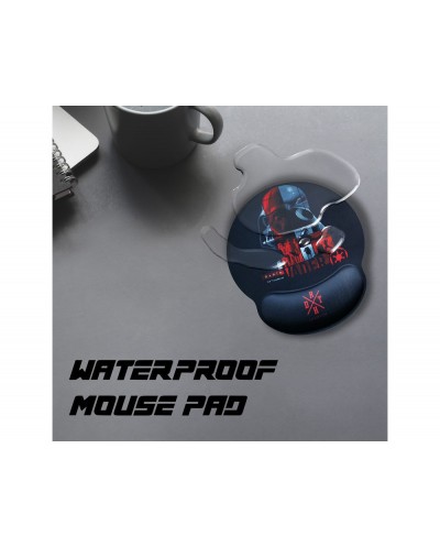 Alfombrilla de raton star wars de gel ergonomica darth vader 230x250 mm