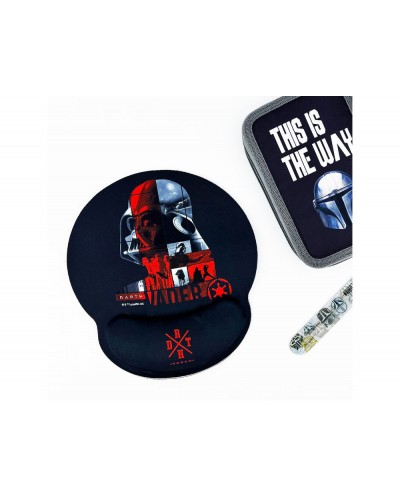 Alfombrilla de raton star wars de gel ergonomica darth vader 230x250 mm
