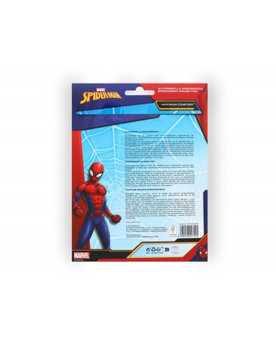 Alfombrilla de raton marvel de gel ergonomica spiderman 250x230 mm