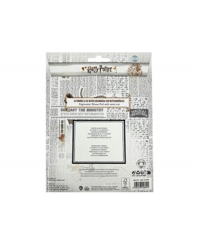 Alfombrilla de raton harry potter de gel ergonomica 250x230 mm