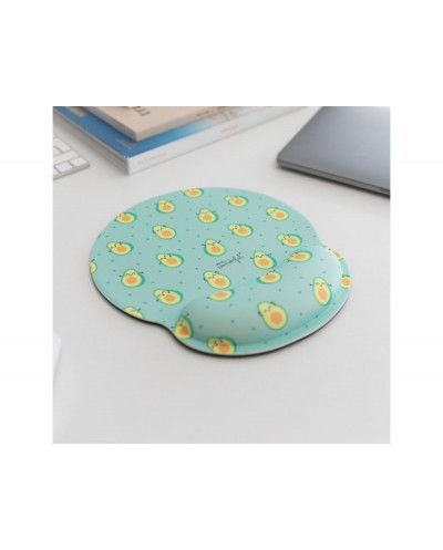 Alfombrilla de raton mr wonderful de gel ergonomica aguacates 250x230 mm