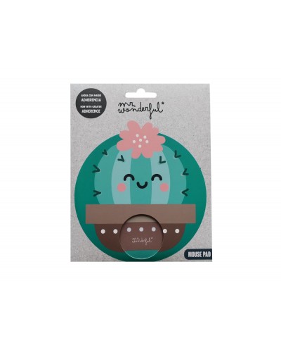 Alfombrilla de raton mr wonderful redonda cactus 200 mm