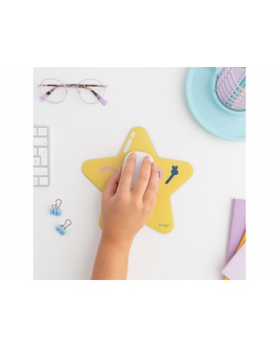 Alfombrilla de raton mr wonderful forma estrella 210x210 mm