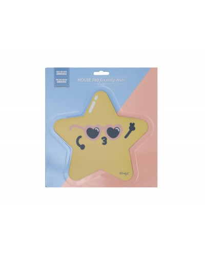 Alfombrilla de raton mr wonderful forma estrella 210x210 mm
