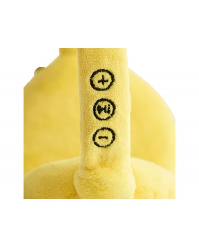 Auriculares squishmallows bluetooth de peluche sunny