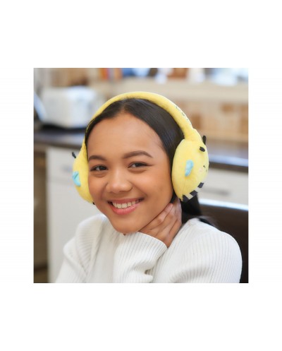 Auriculares squishmallows bluetooth de peluche sunny