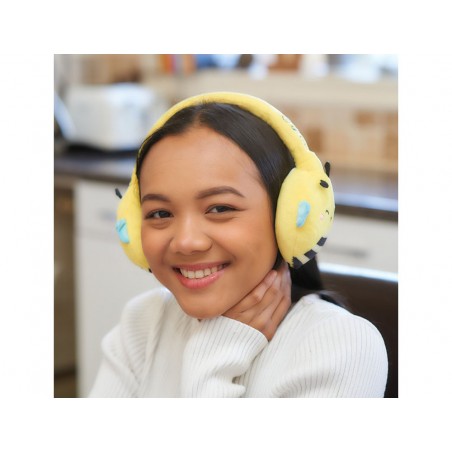 Auriculares squishmallows bluetooth de peluche sunny