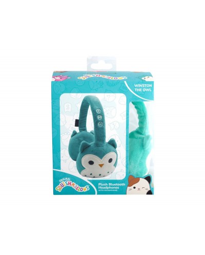 Auriculares squishmallows bluetooth de peluche winston