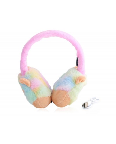 Auriculares squishmallows bluetooth de peluche leonard