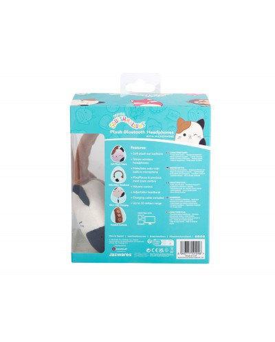 Auriculares squishmallows bluetooth de peluche cam