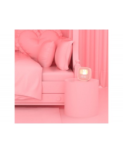Despertador billy con luz de noche pink