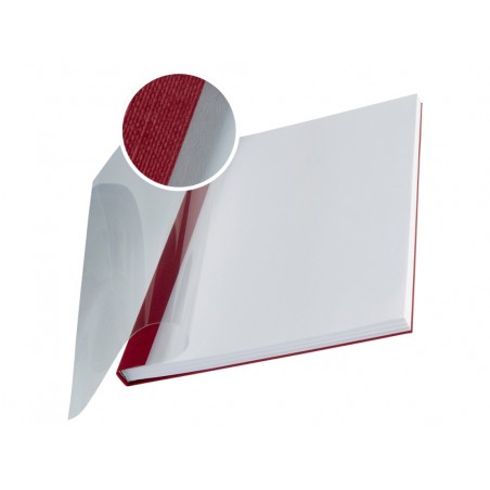 Tapa de encuadernacion leitz impressbind flexible din a4 lomo 105 mm burdeos capacidad 105 hojas caja de