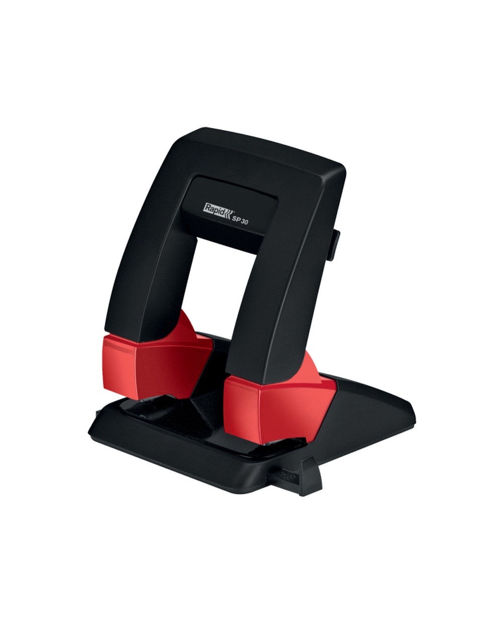 Taladrador rapid sp30 plastico color negro rojo capacidad 30 hojas