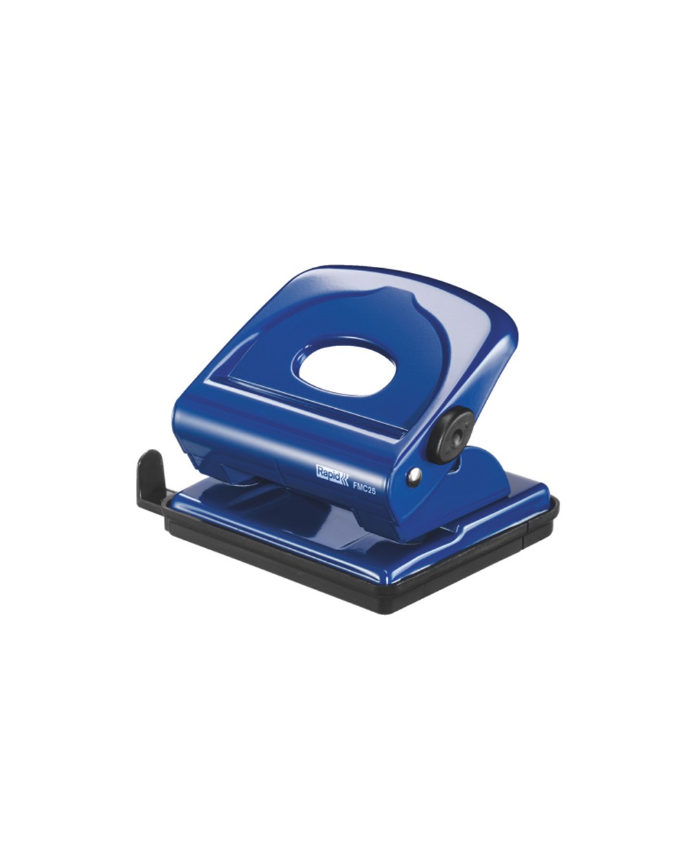 Taladrador rapid fmc25 metalico color azul capacidad 25 hojas