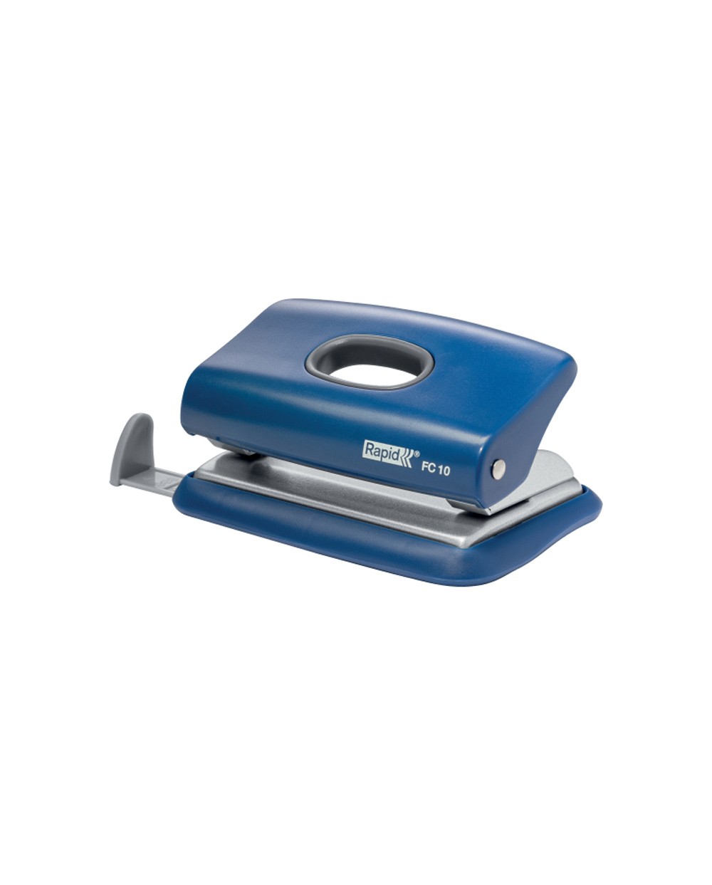 Taladrador rapid fc10 plastico color azul capacidad 10 hojas