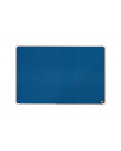 Tablero de anuncios nobo premium plus fieltro azul 900x600 mm