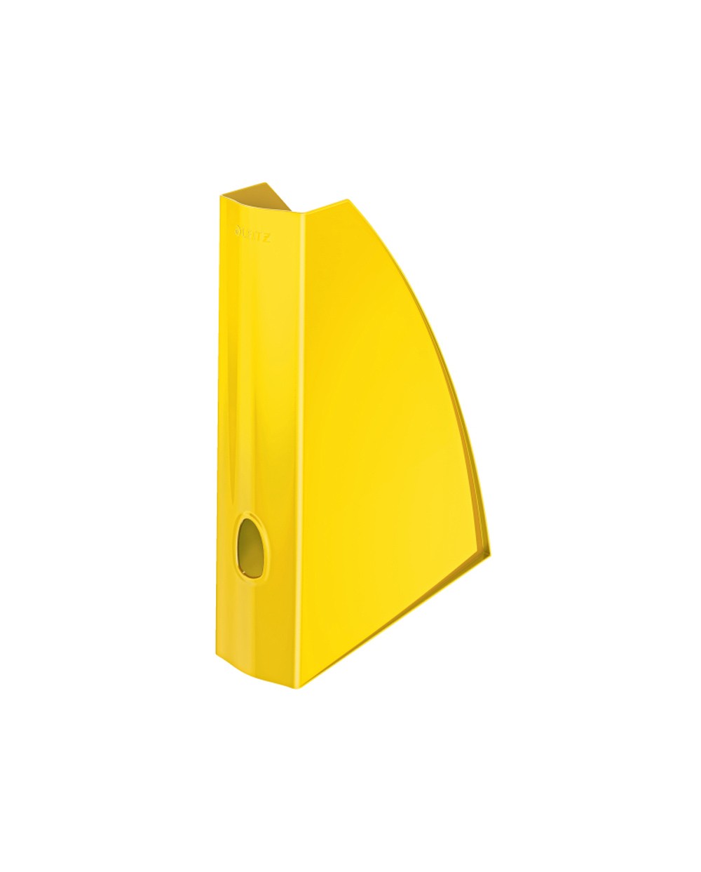 Revistero leitz wow poliestireno amarillo 75x312x258 mm