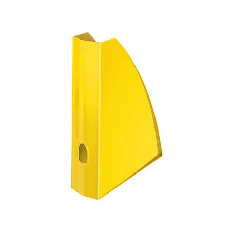 Revistero leitz wow poliestireno amarillo 75x312x258 mm