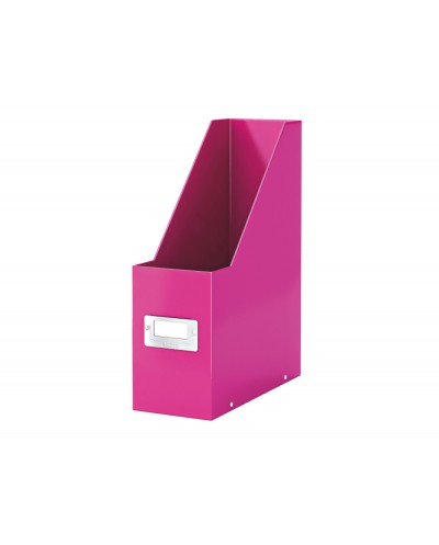 Revistero leitz clickstore carton plastificadora color fucsia 103x330x253 mm