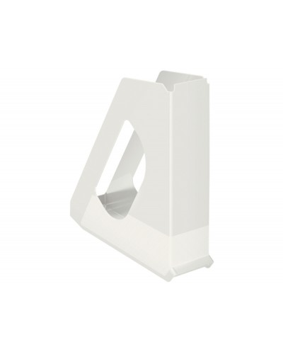 Revistero esselte europost plastico opaco blanco vivida 72x256x260 mm
