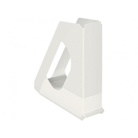 Revistero esselte europost plastico opaco blanco vivida 72x256x260 mm
