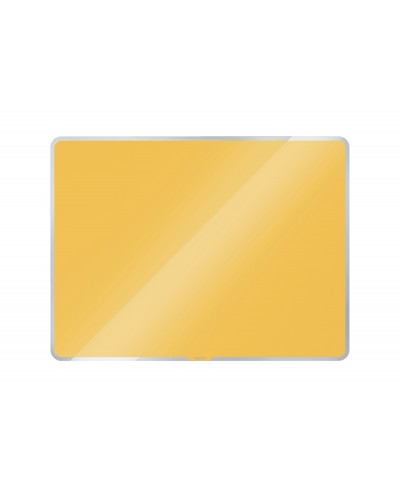 Pizarra cristal leitz cosy amarillo 60x40 cm