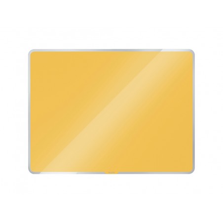 Pizarra cristal leitz cosy amarillo 60x40 cm
