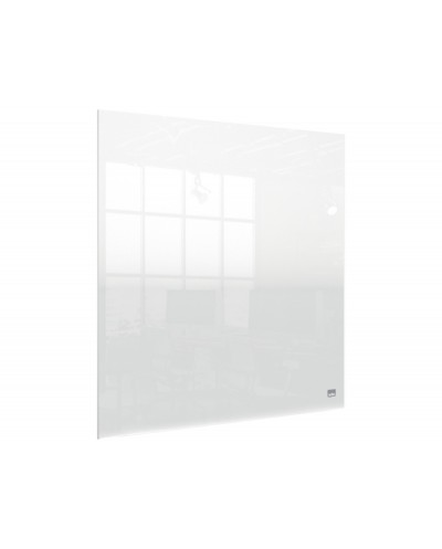 Pizarra acrilica nobo sobremesa o mural transparente 45x45 cm