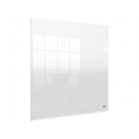 Pizarra acrilica nobo sobremesa o mural transparente 45x45 cm