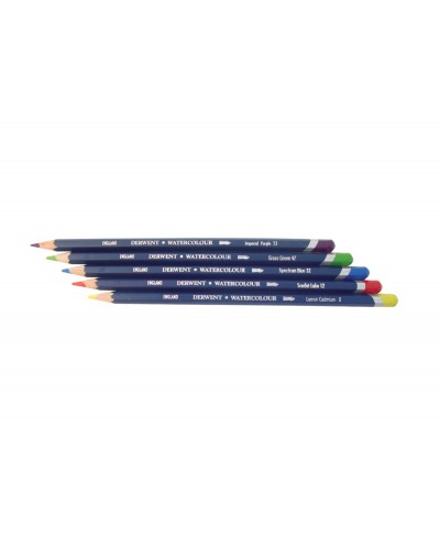 Lapices de colores derwent watercolour caja metalica 12 unidades colores surtidos
