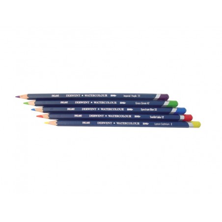 Lapices de colores derwent watercolour caja metalica 12 unidades colores surtidos