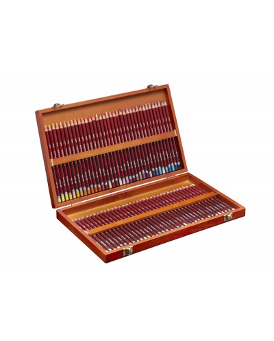 Lapices de colores derwent pastel caja de madera 72 unidades colores surtidos