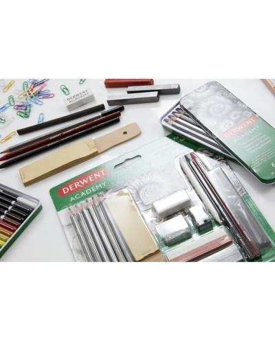Kit para sketching derwent 19 piezas