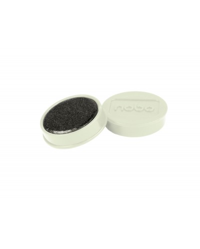 Iman para sujecion nobo 32 mm diametro color blanco caja de 10 unidades