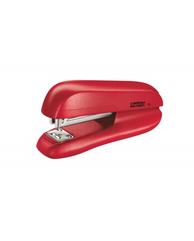 Grapadora rapid f6 color rojo capacidad 20 hojas usa grapas 24 6 y 26 6