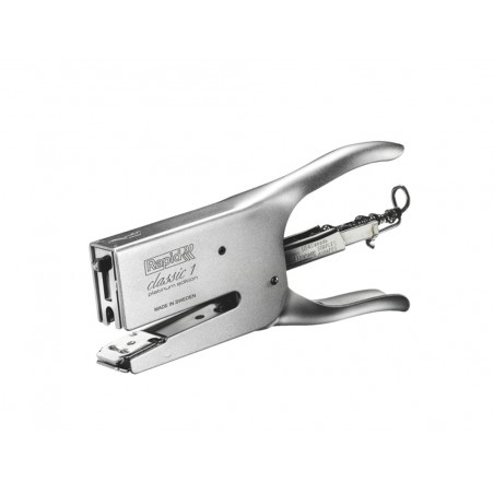 Grapadora rapid de tenaza k1 classic cromada capacidad 50 hojas usa grapas 24 6 y 24 8