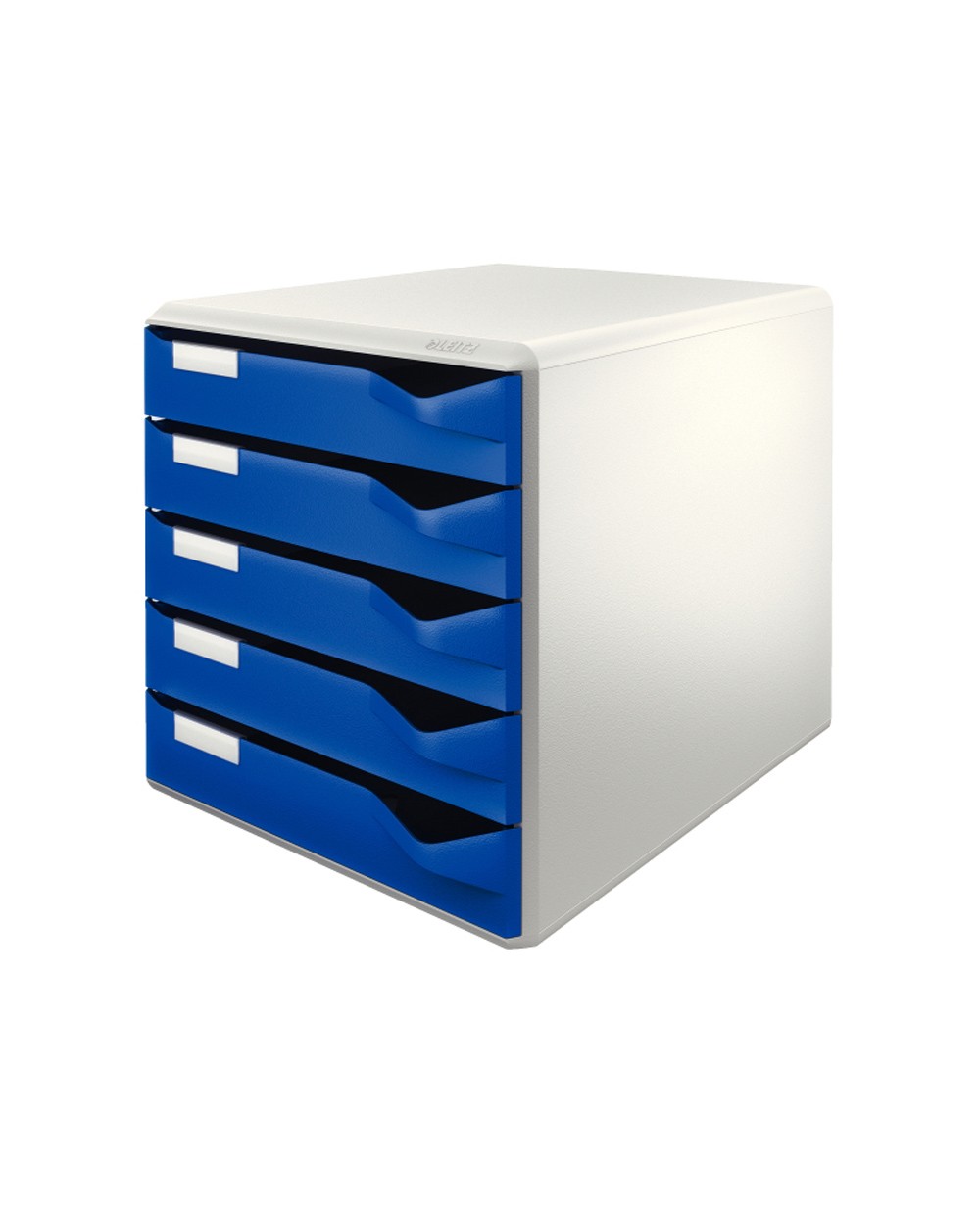 Fichero cajones sobremesa leitz para correspondencia 5 cajones color azul gris 285x290x355 mm