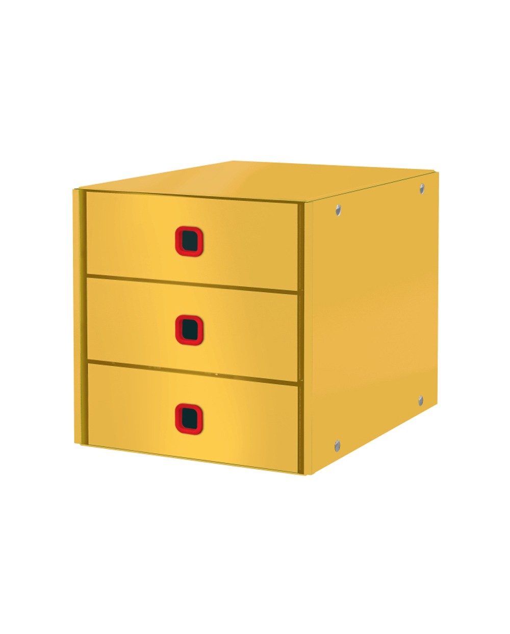Fichero cajones sobremesa leitz clickstore cosy 3 cajones color amarillo 290x283x360 mm Fichero cajones sobremesa leitz clickstore cosy 3 cajones color amarillo 290x283x360 mm