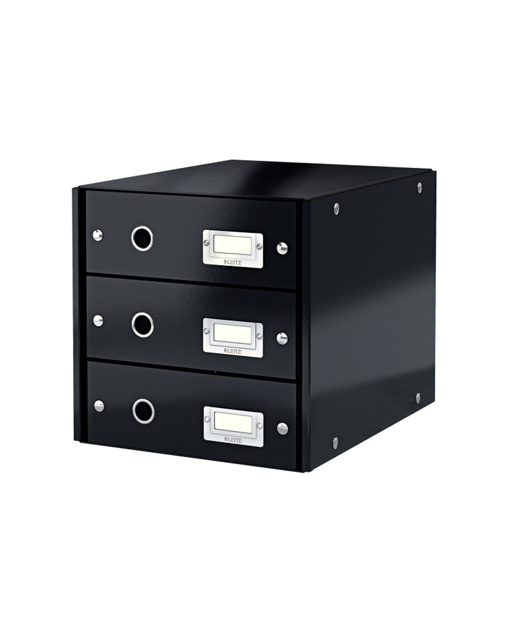 Fichero cajones sobremesa leitz clickstore 3 cajones color negro 290x283x360 mm