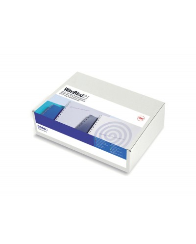 Espiral wire gbc paso us 10 mm negro caja de 100 unidades