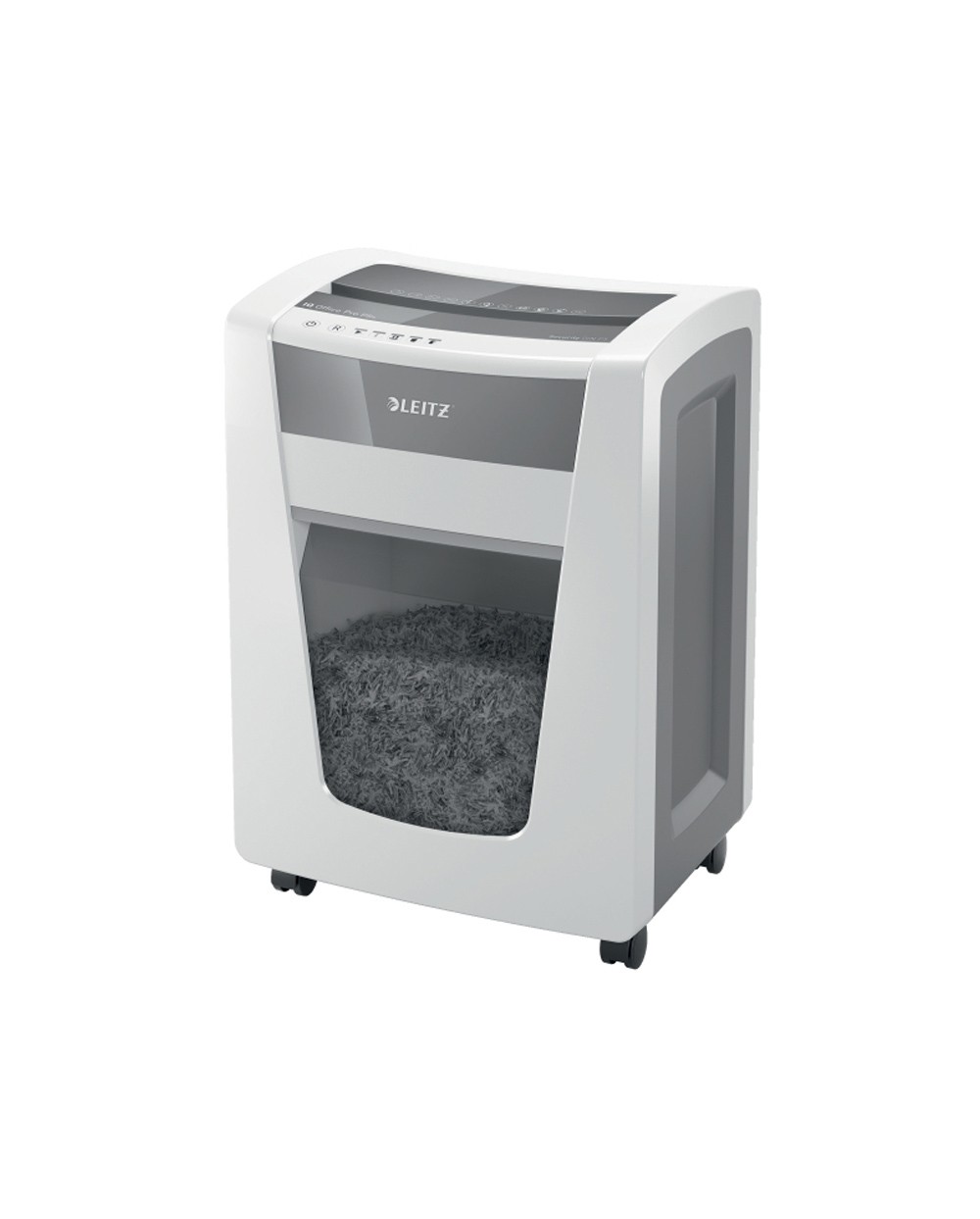 Destructora de documentos leitz iq office pro p5 capacidad de corte 7 hojas p5 destruye grapas y clips 30