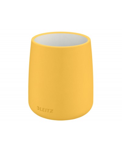 Cubilete portalapices leitz cosy ceramica amarillo 85x108 mm