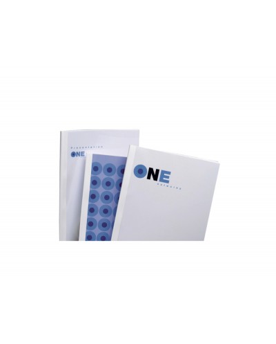 Carpeta termica ibicover gbc 20 mm color blanco caja de 50 unidades