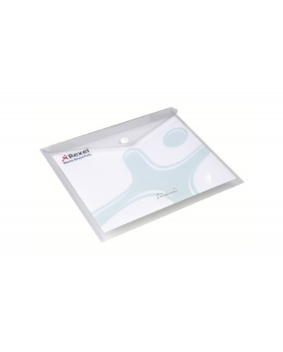 Carpeta rexel ice portadocumentos broche din a5 polipropileno transparente