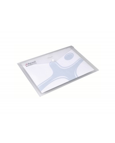 Carpeta rexel ice portadocumentos broche din a4 polipropileno transparente