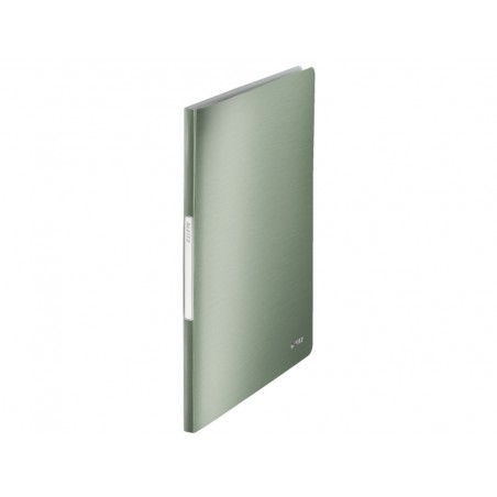 Carpeta leitz style escaparate din a4 tapa rigida 40 fundas polipropileno color verde celadon