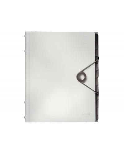 Carpeta leitz solid clasificadora fuelle din a4 polipropileno 12 compartimentos color blanco